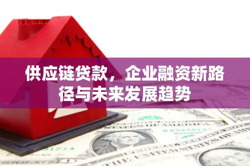 交口供应链贷款，企业融资新路径与未来发展趋势