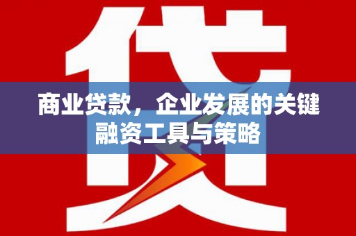 交口商业贷款，企业发展的关键融资工具与策略