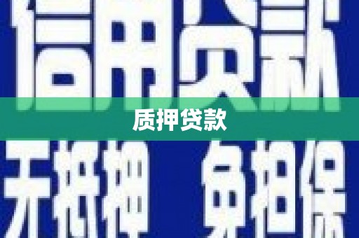 交口质押贷款