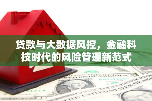 交口贷款与大数据风控，金融科技时代的风险管理新范式