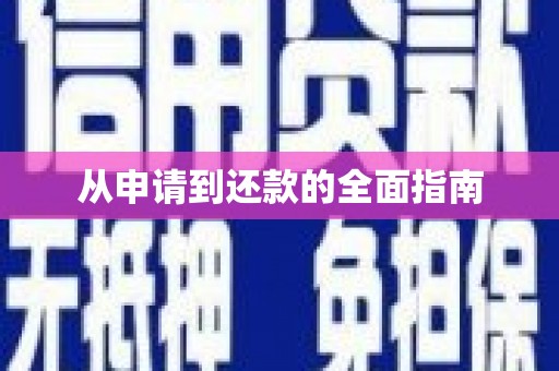 交口从申请到还款的全面指南