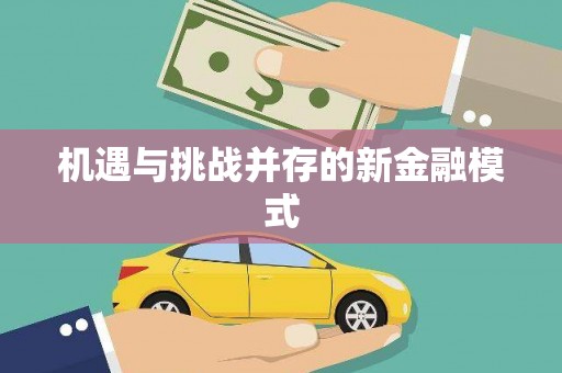交口机遇与挑战并存的新金融模式