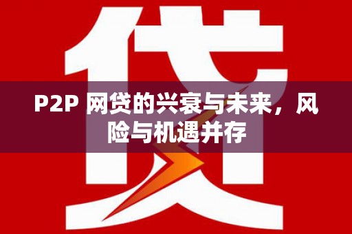 交口P2P 网贷的兴衰与未来，风险与机遇并存