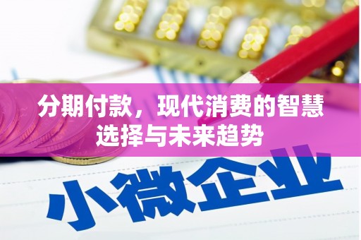 交口分期付款，现代消费的智慧选择与未来趋势