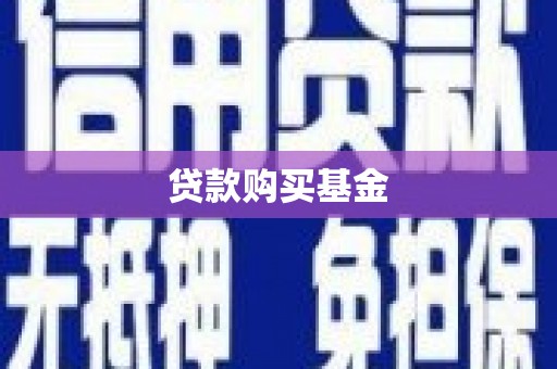 交口贷款购买基金