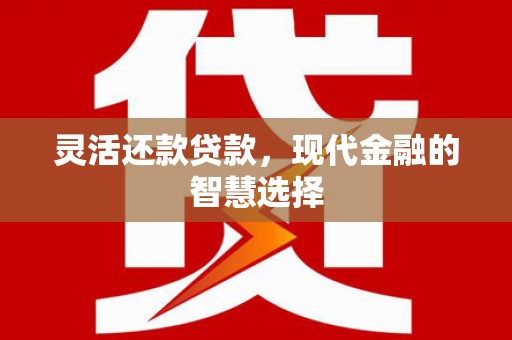 交口灵活还款贷款，现代金融的智慧选择