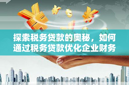 交口探索税务贷款的奥秘，如何通过税务贷款优化企业财务