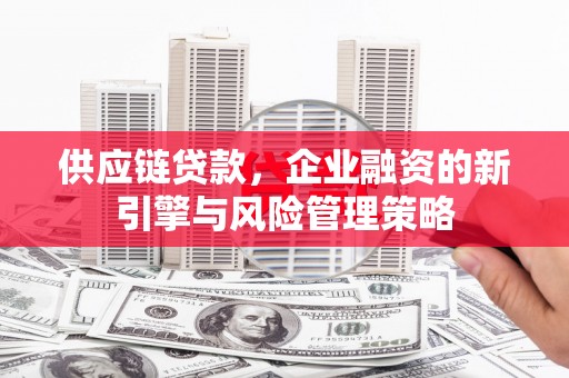 交口供应链贷款，企业融资的新引擎与风险管理策略