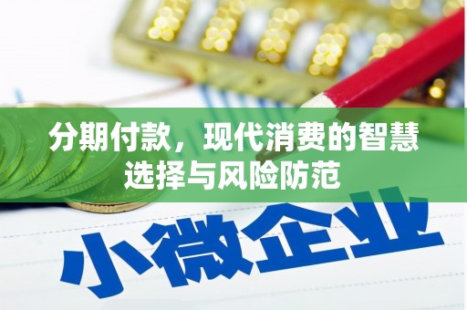 交口分期付款，现代消费的智慧选择与风险防范