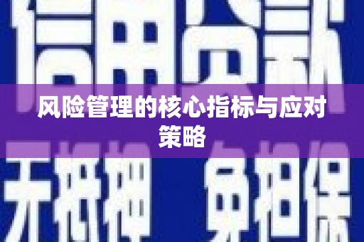 交口风险管理的核心指标与应对策略