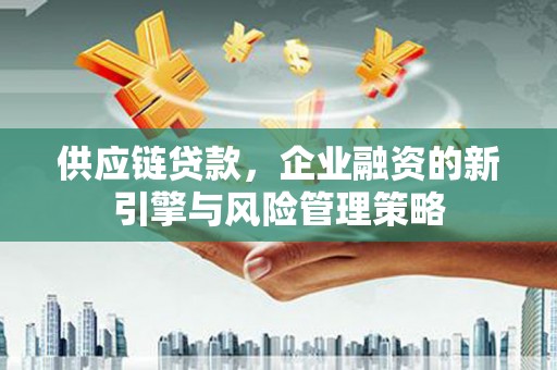 交口供应链贷款，企业融资的新引擎与风险管理策略