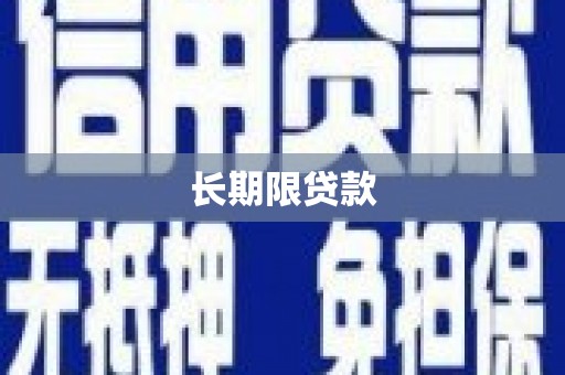 交口长期限贷款