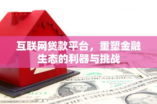 交口互联网贷款平台，重塑金融生态的利器与挑战