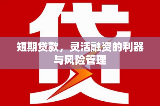 交口短期贷款，灵活融资的利器与风险管理