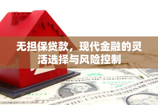 交口无担保贷款，现代金融的灵活选择与风险控制