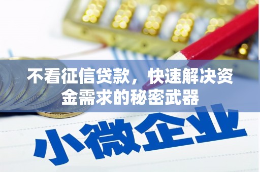 交口不看征信贷款，快速解决资金需求的秘密武器