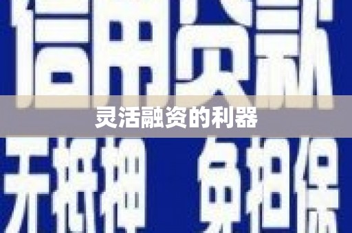 交口灵活融资的利器
