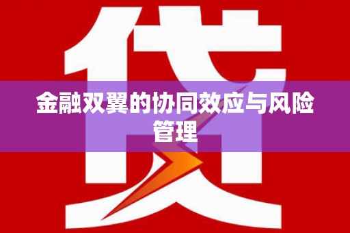 交口金融双翼的协同效应与风险管理